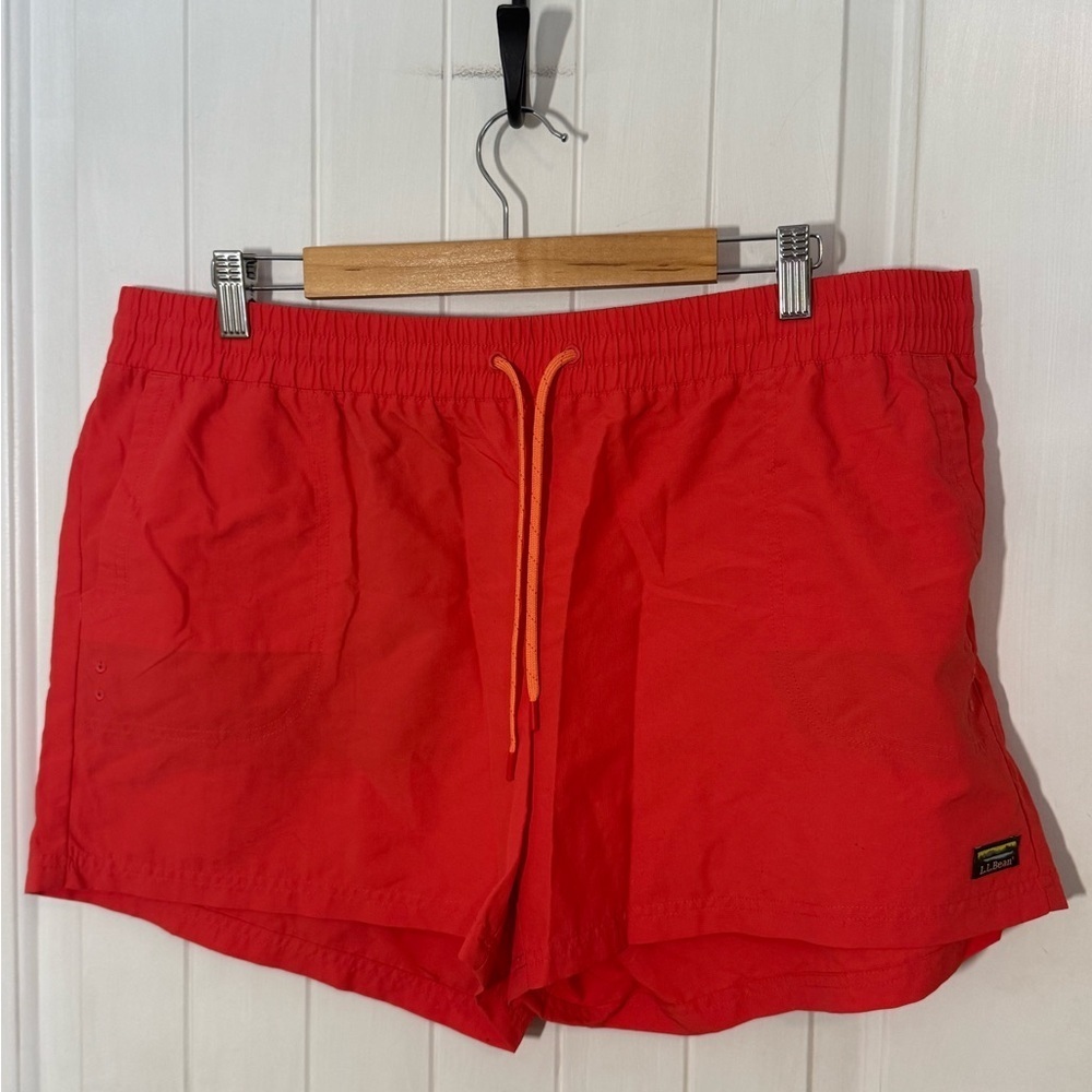L.L. Bean Tidewater Shorts Bright Coral
